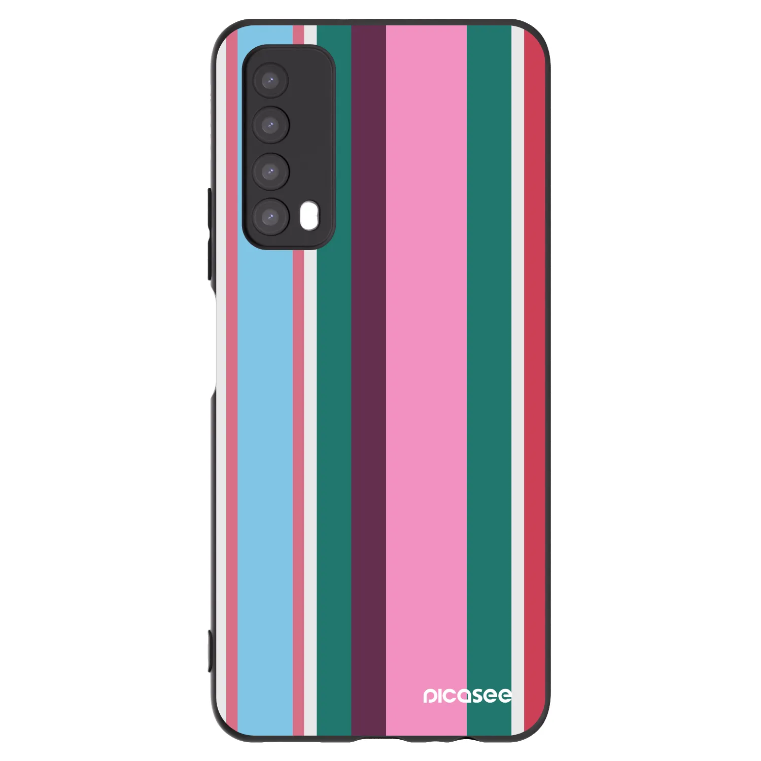 Picasee Μαύρη θήκη σιλικόνης για Huawei P Smart 2021 - Cabana club