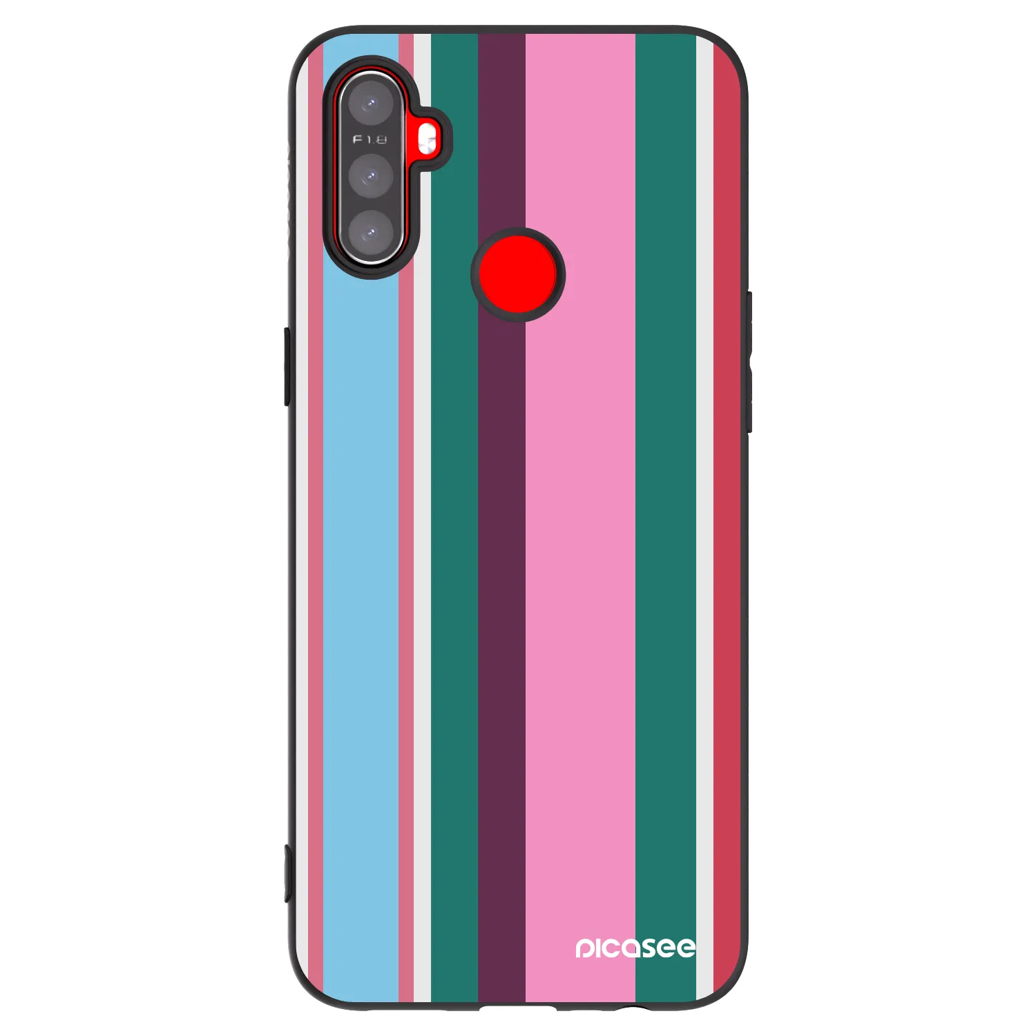 Picasee Μαύρη θήκη σιλικόνης για Realme C3 - Cabana club