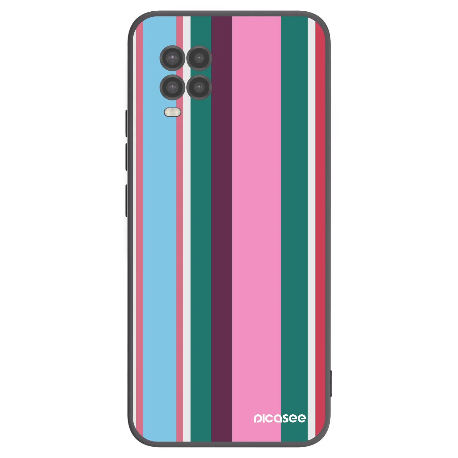 Picasee Μαύρη θήκη σιλικόνης για Xiaomi Mi 10 Lite - Cabana club