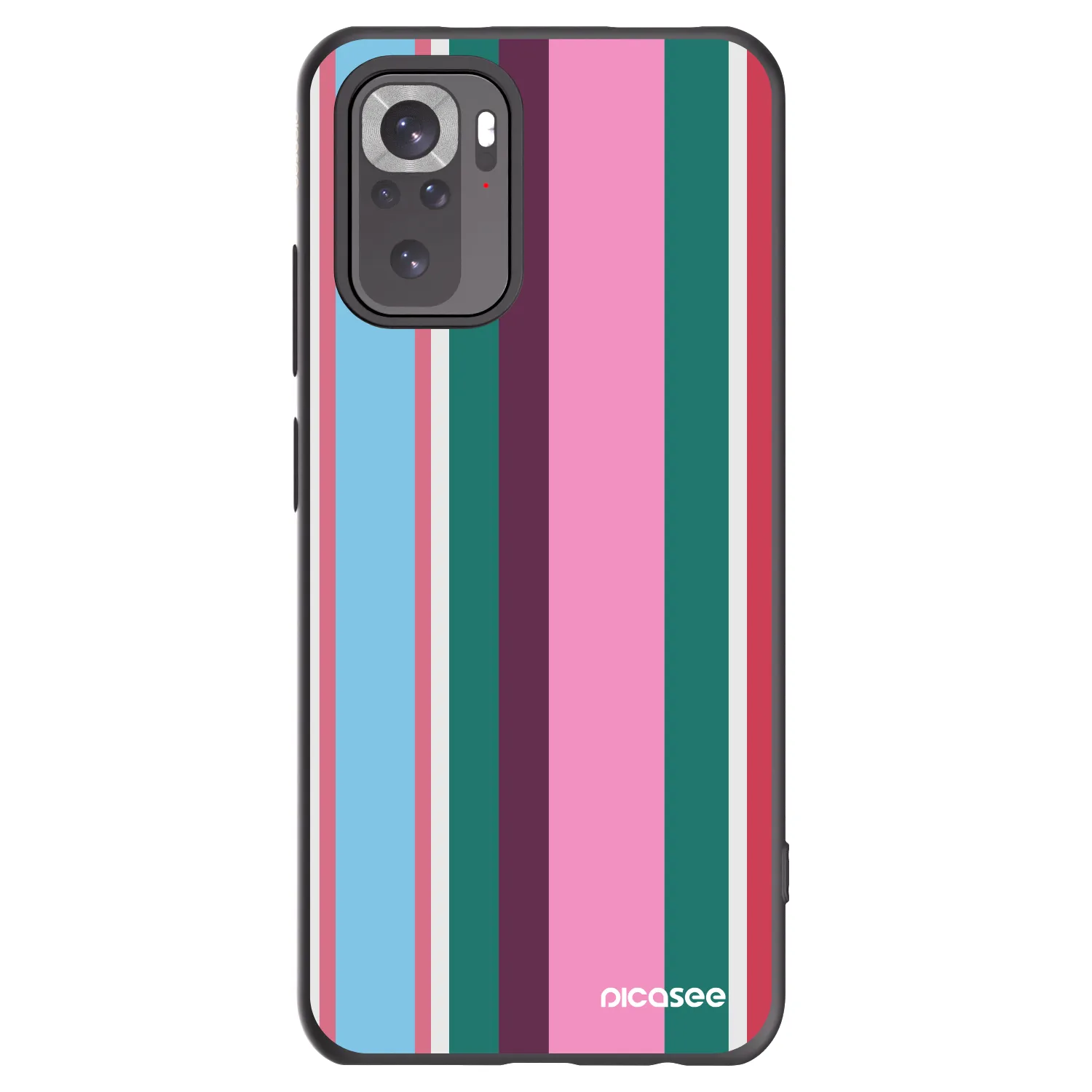 Picasee Μαύρη θήκη σιλικόνης για Xiaomi Redmi Note 10 - Cabana club