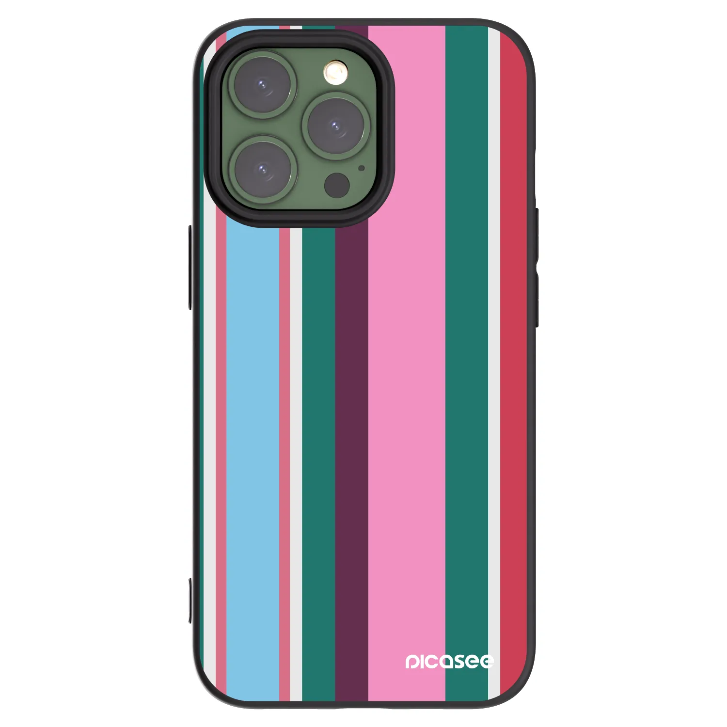 Picasee Μαύρη θήκη σιλικόνης για Apple iPhone 13 Pro - Cabana club