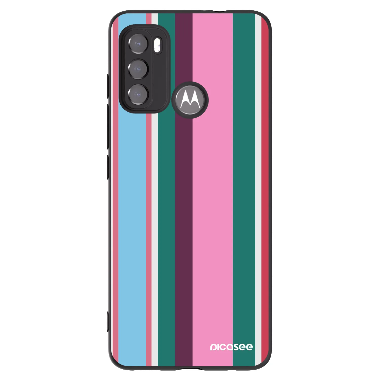 Picasee Μαύρη θήκη σιλικόνης για Motorola Moto G60 - Cabana club