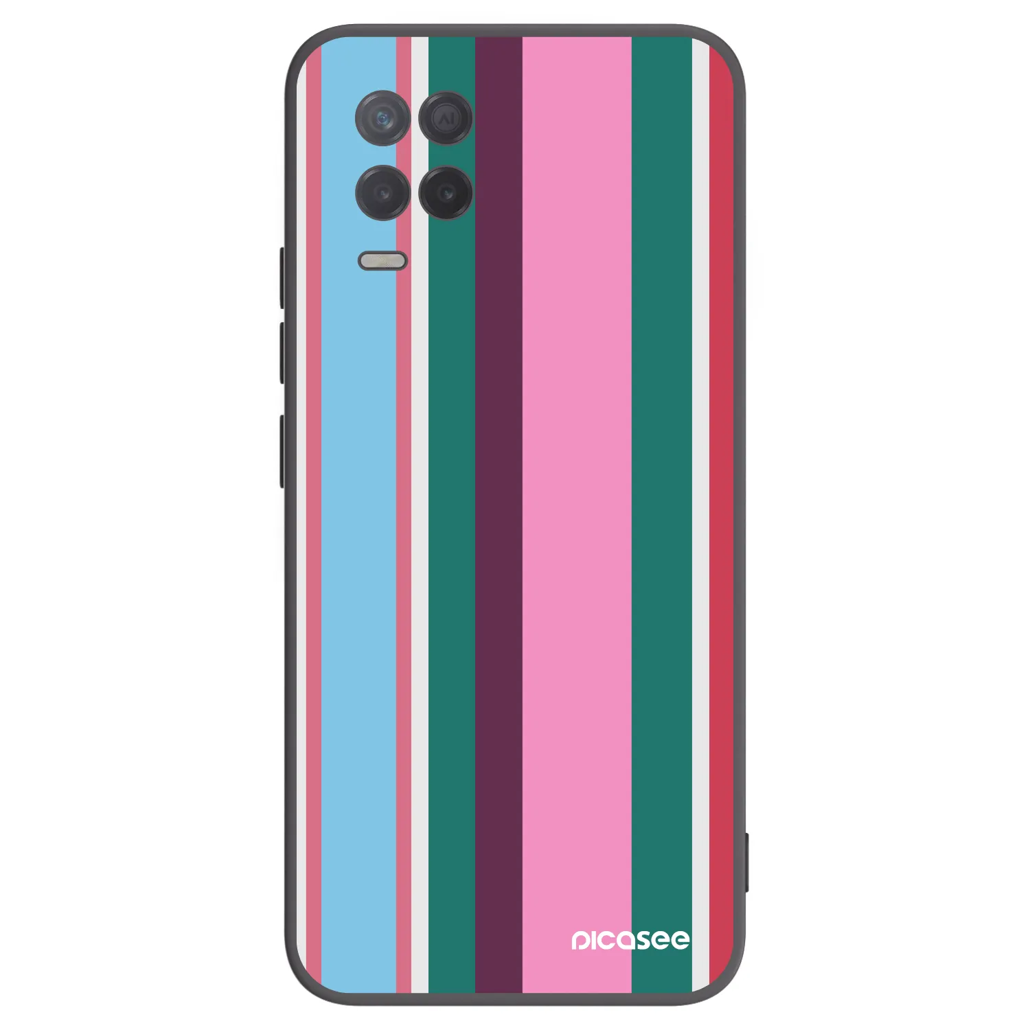 Picasee Μαύρη θήκη σιλικόνης για Realme 8 5G - Cabana club