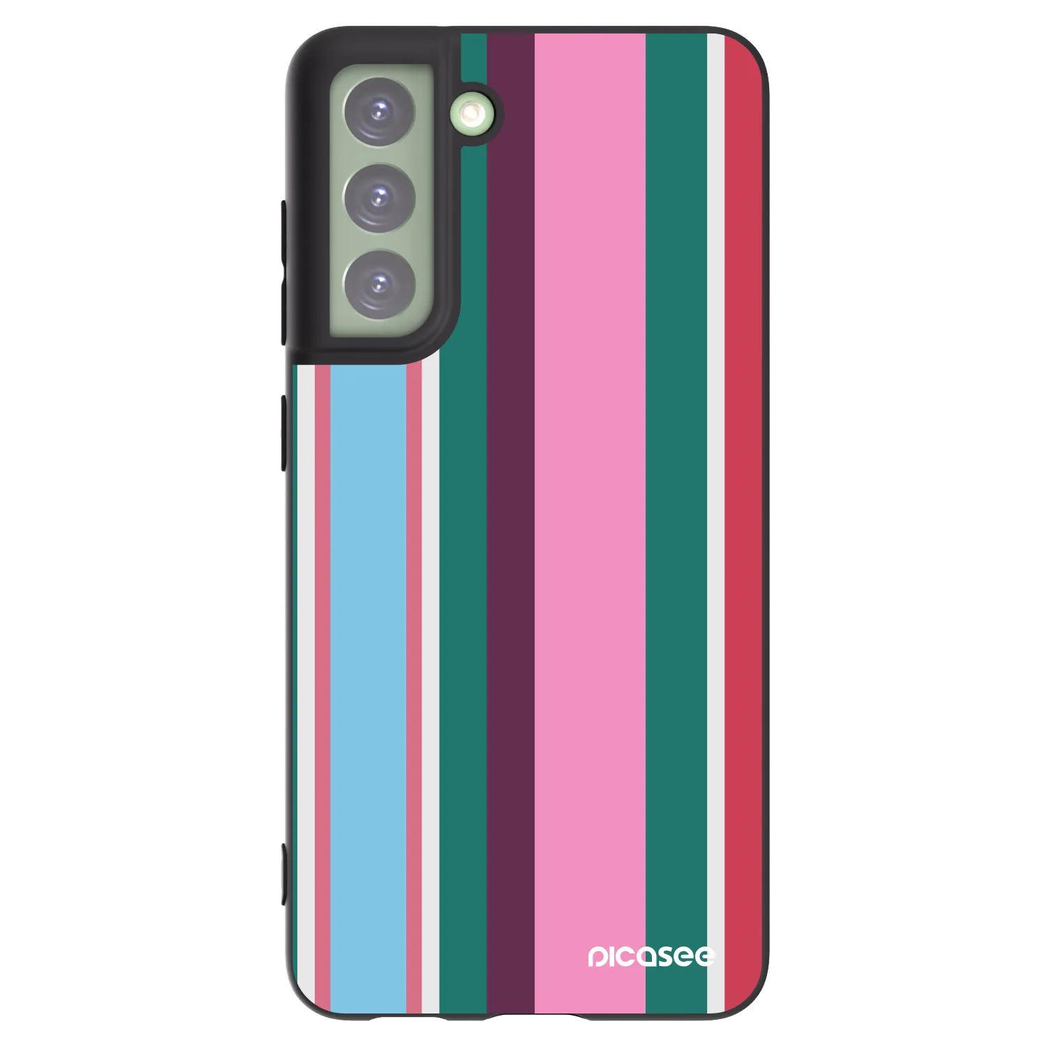 Picasee Μαύρη θήκη σιλικόνης για Samsung Galaxy S21 FE 5G - Cabana club