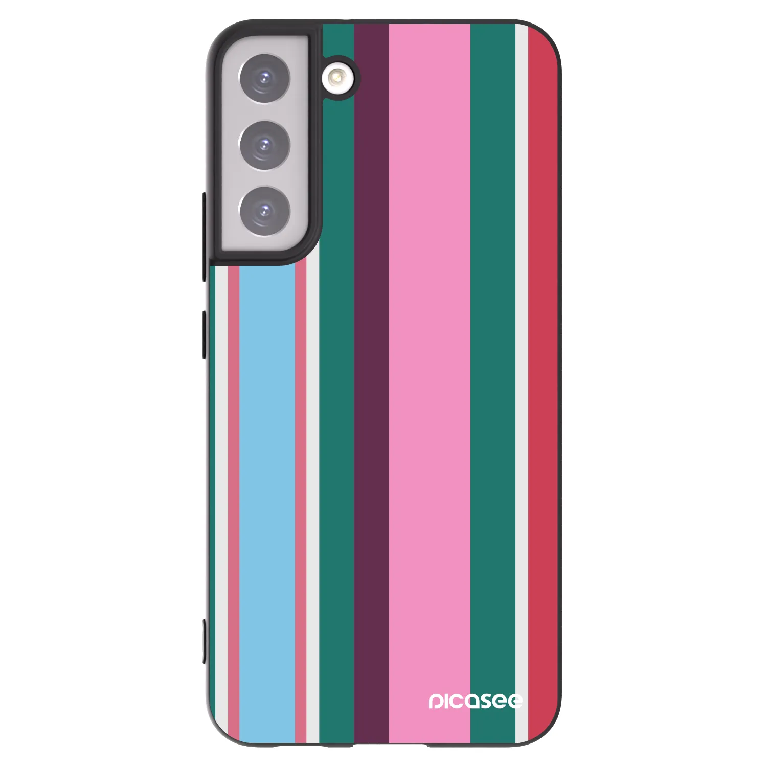 Picasee Μαύρη θήκη σιλικόνης για Samsung Galaxy S22+ 5G - Cabana club