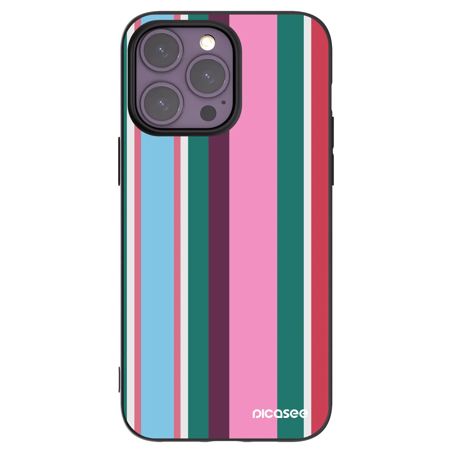 Picasee Μαύρη θήκη σιλικόνης για Apple iPhone 14 Pro Max - Cabana club