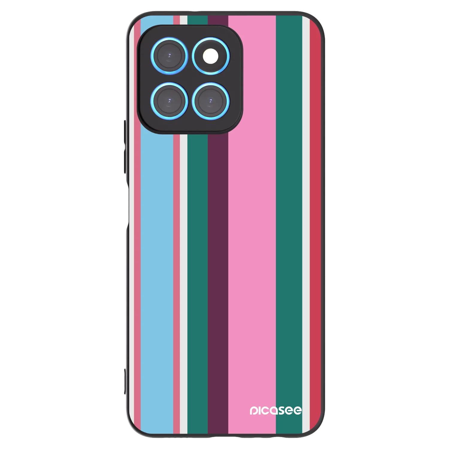Picasee Μαύρη θήκη σιλικόνης για Honor X8 5G - Cabana club