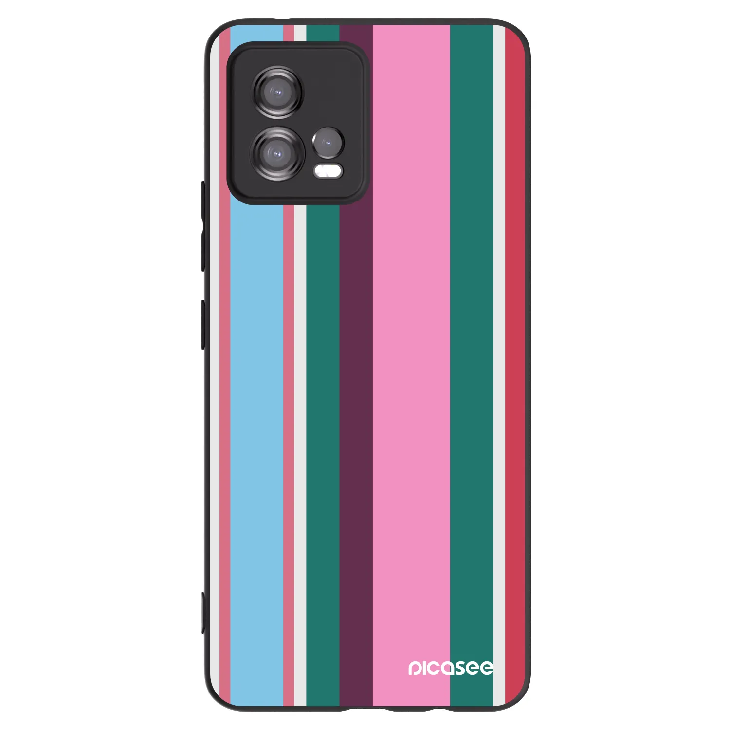 Picasee Μαύρη θήκη σιλικόνης για Motorola Moto G72 - Cabana club