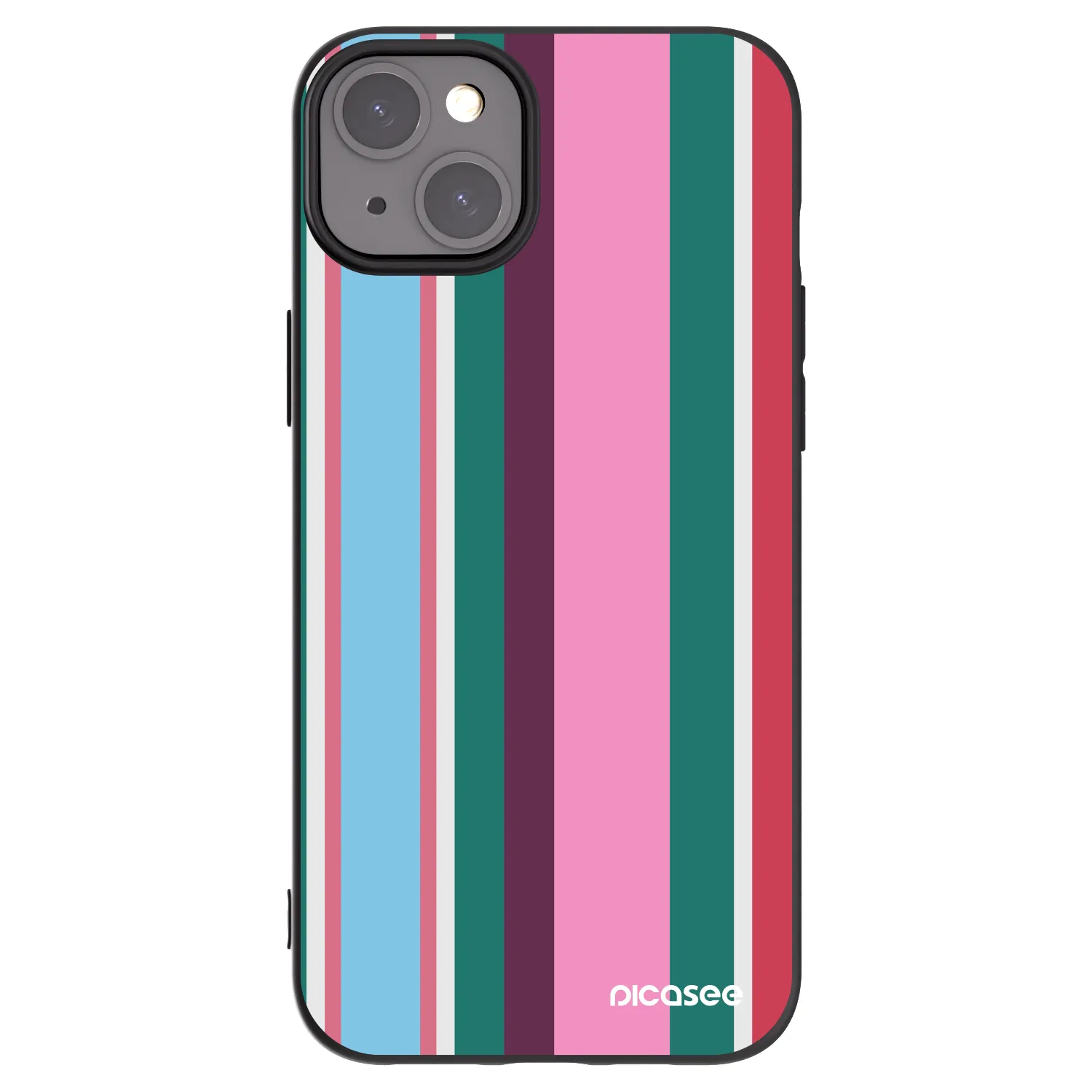 Picasee Μαύρη θήκη σιλικόνης για Apple iPhone 15 Plus - Cabana club