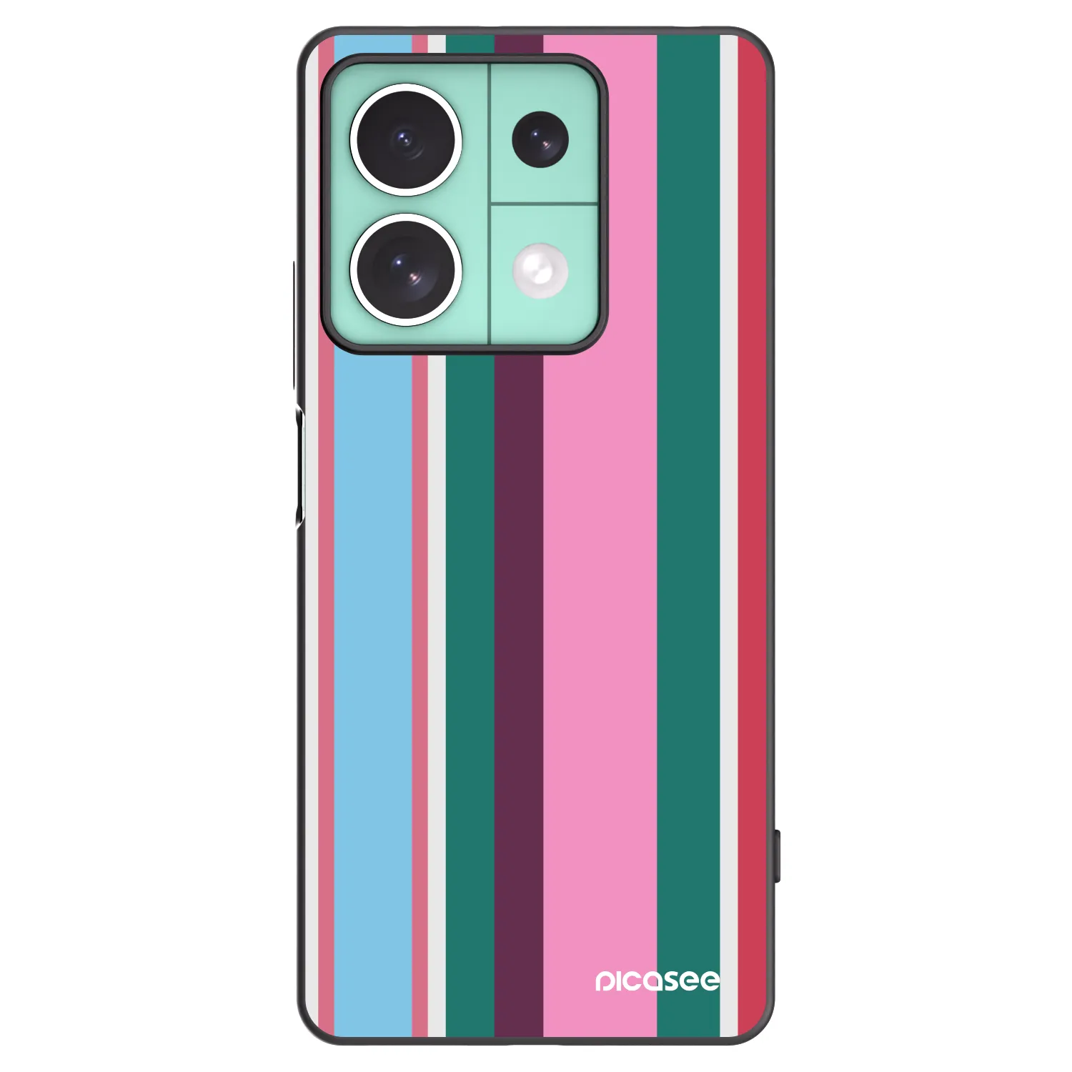 Picasee Μαύρη θήκη σιλικόνης για Xiaomi Redmi Note 13 5G - Cabana club