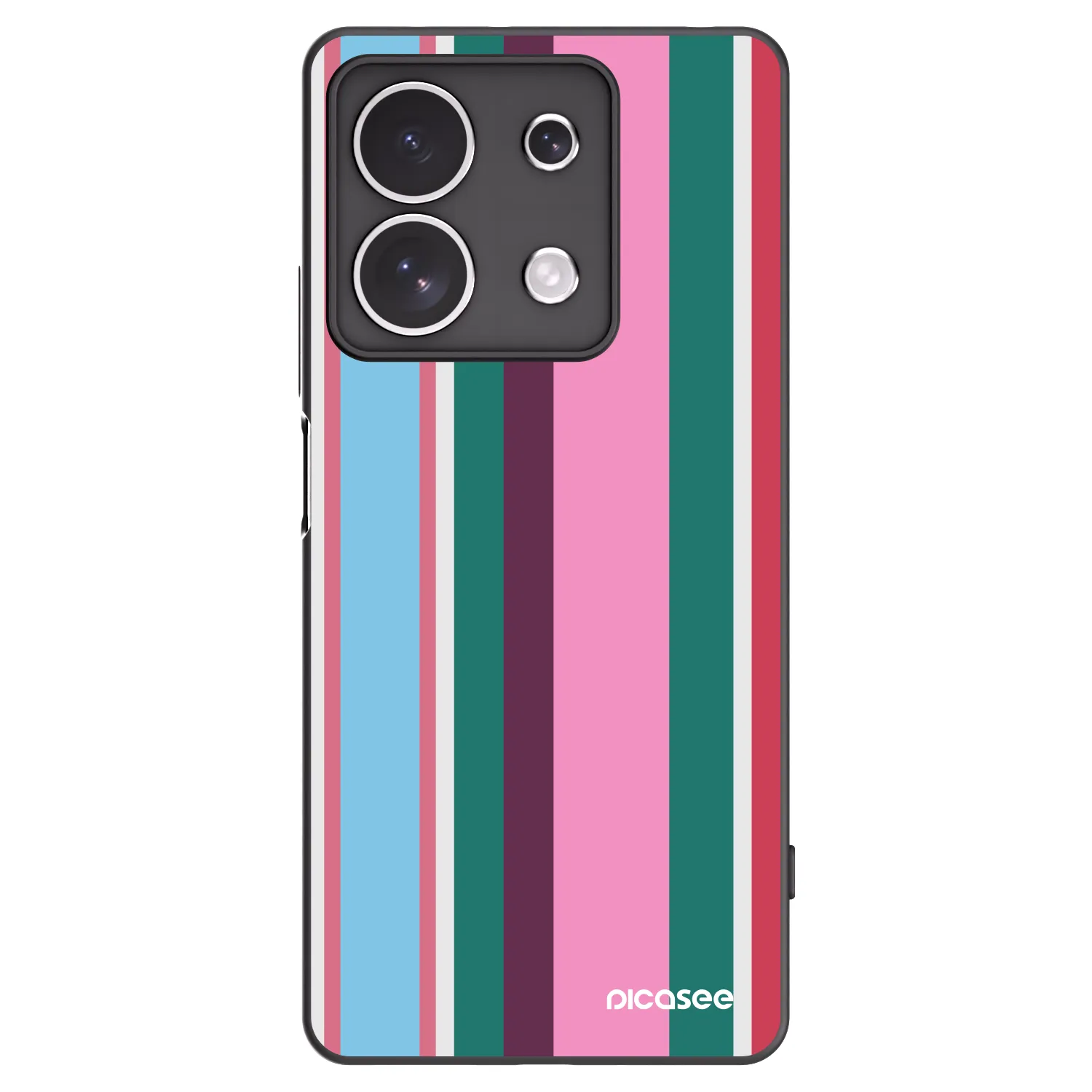 Picasee Μαύρη θήκη σιλικόνης για Xiaomi Redmi Note 13 4G - Cabana club