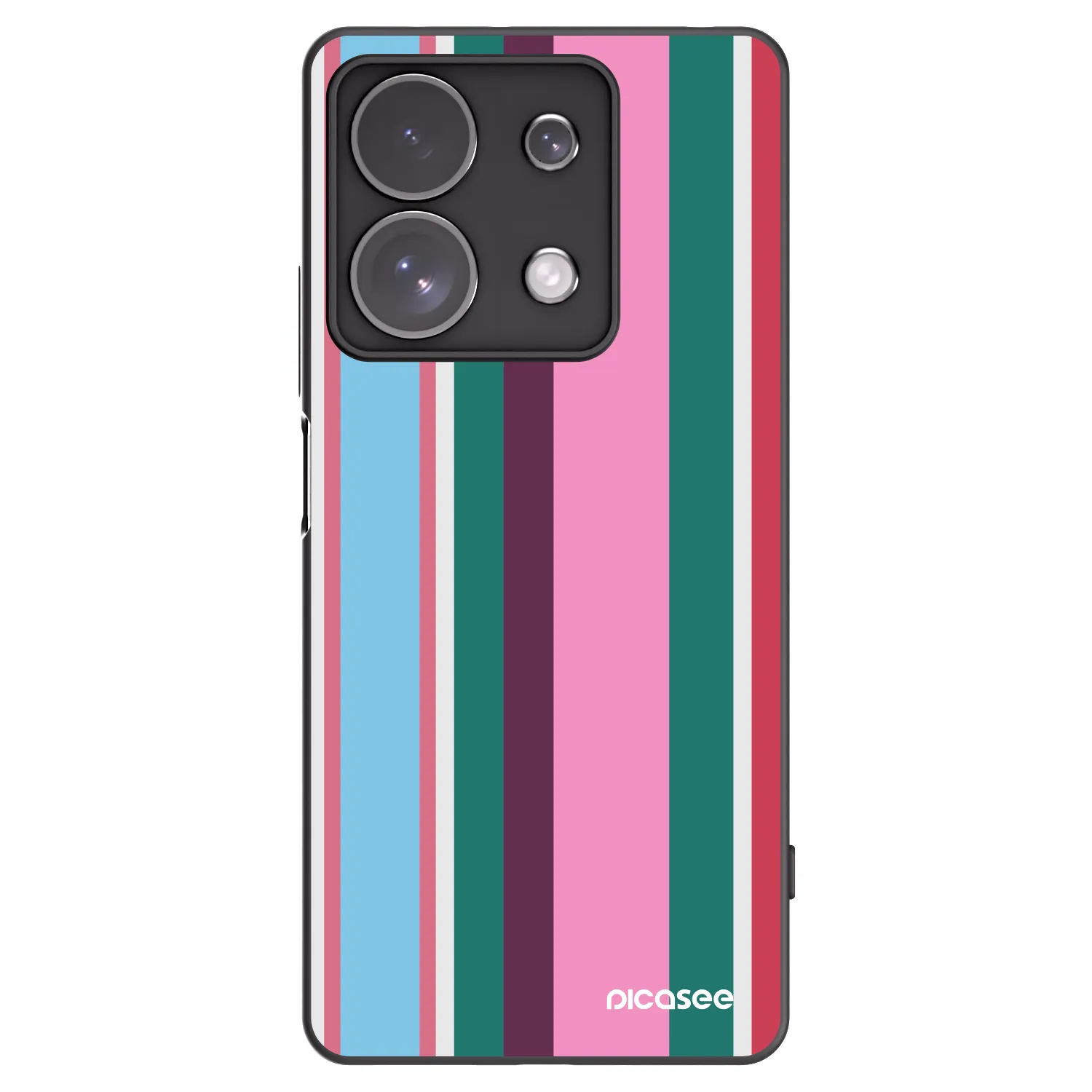 Picasee Μαύρη θήκη σιλικόνης για Xiaomi Redmi Note 13 Pro 4G - Cabana club