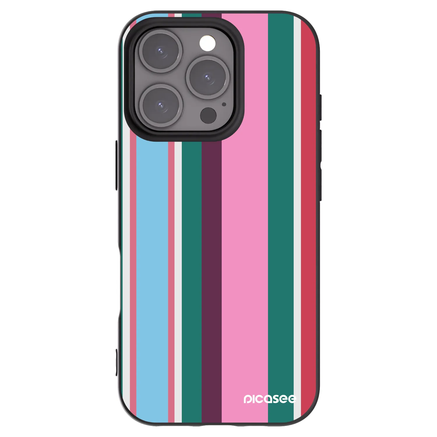 Picasee Μαύρη θήκη σιλικόνης για Apple iPhone 16 Pro - Cabana club