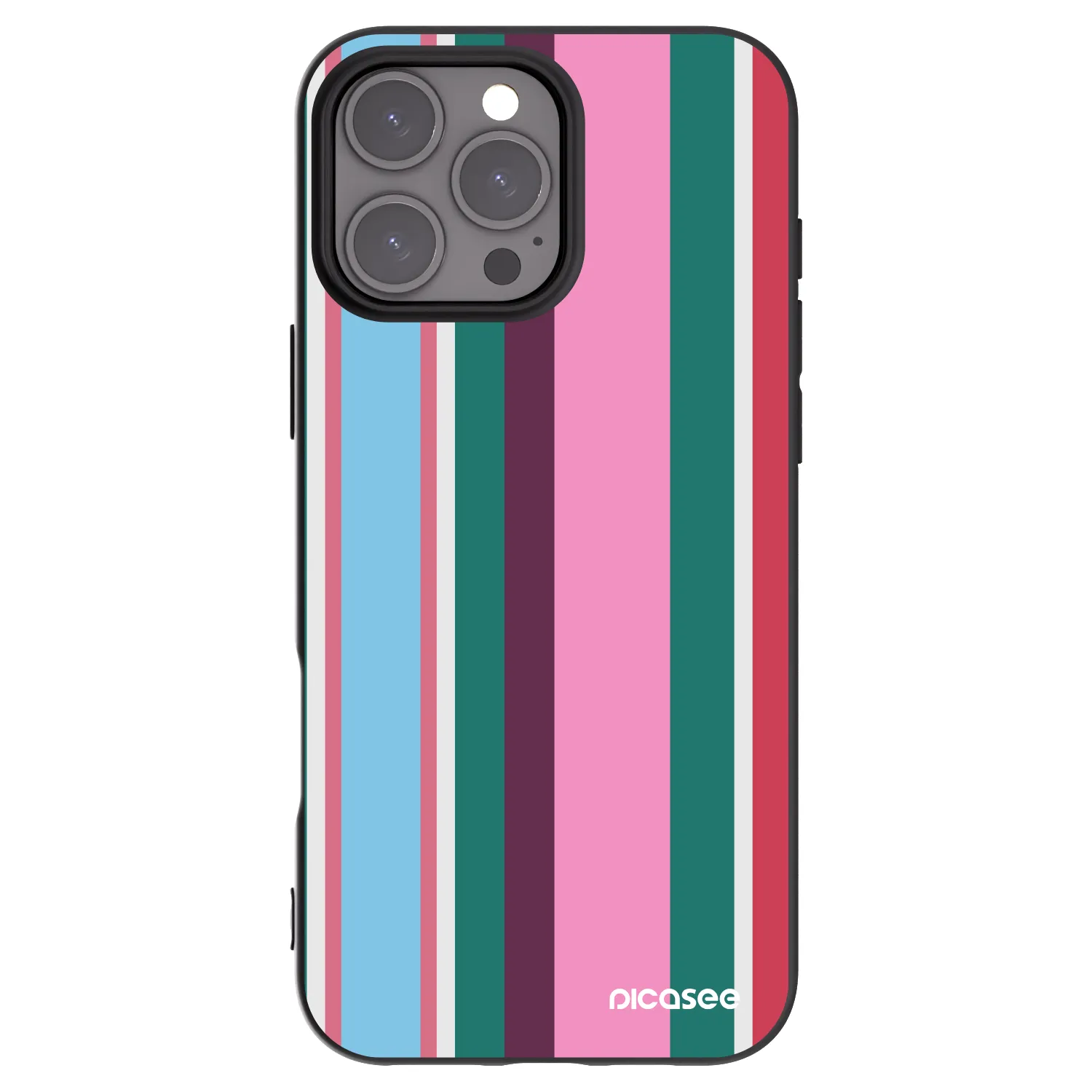 Picasee Μαύρη θήκη σιλικόνης για Apple iPhone 16 Pro Max - Cabana club