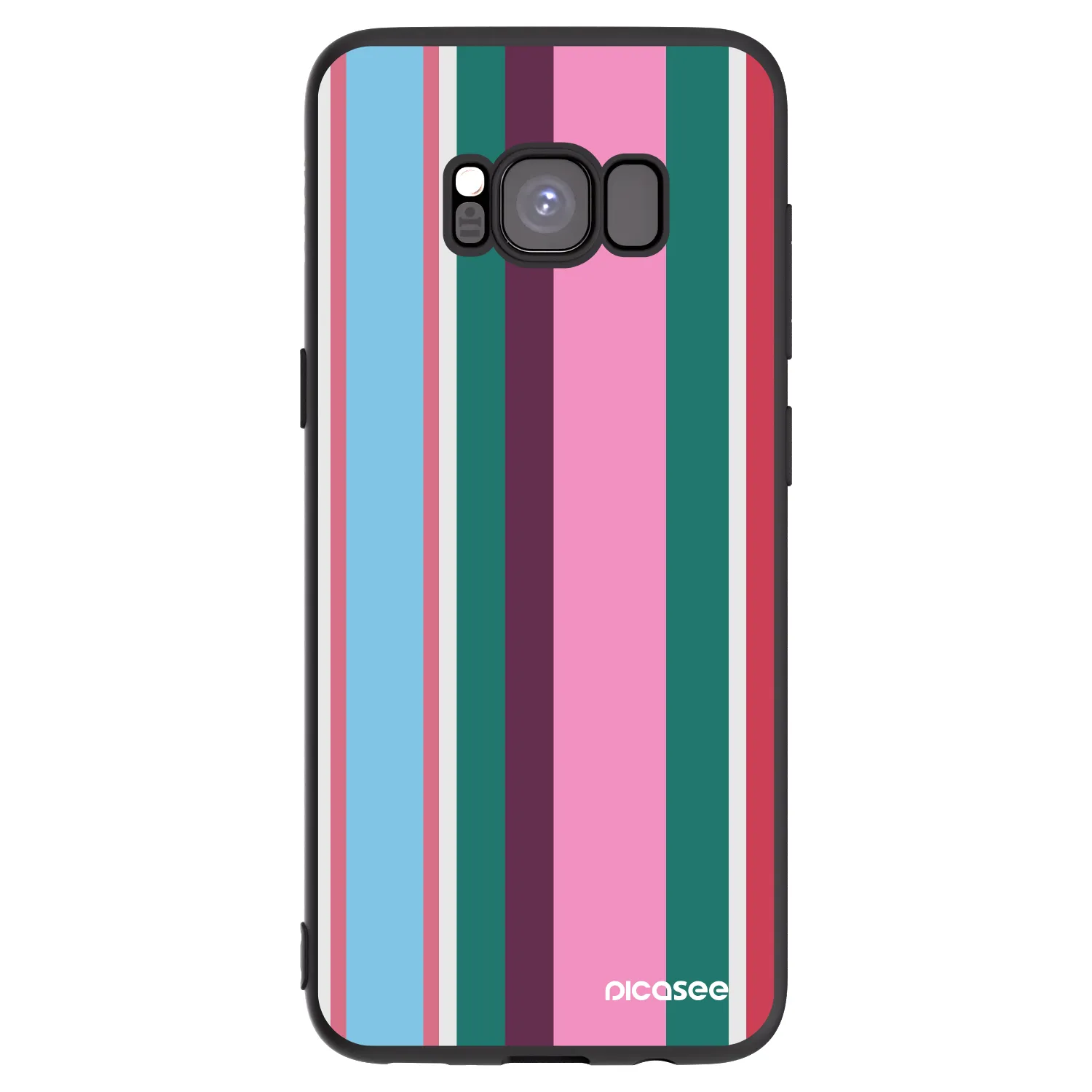 Picasee Μαύρη θήκη σιλικόνης για Samsung Galaxy S8 G950F - Cabana club