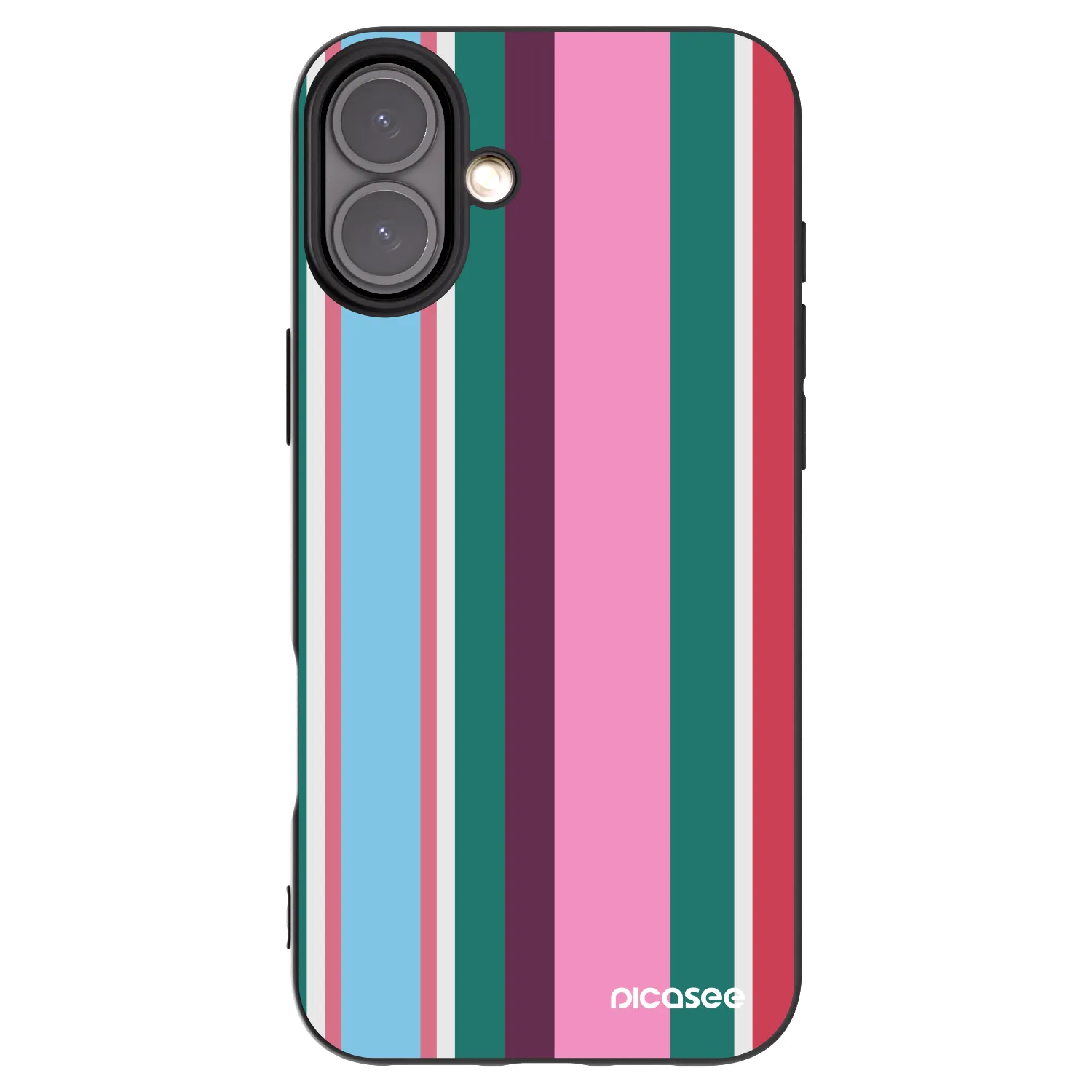 Picasee Μαύρη θήκη σιλικόνης για Apple iPhone 16 Plus - Cabana club