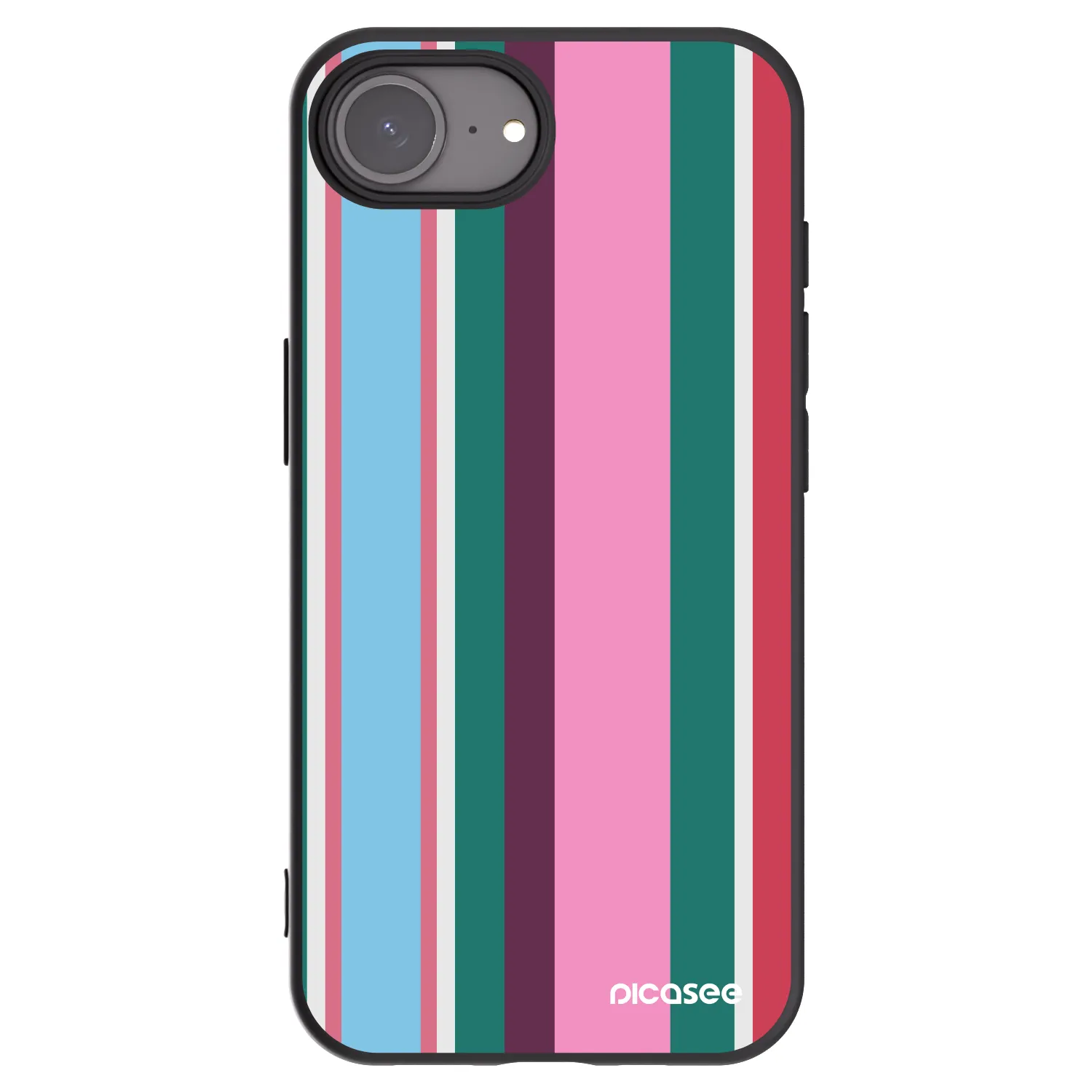 Picasee Μαύρη θήκη σιλικόνης για Apple iPhone 16e - Cabana club