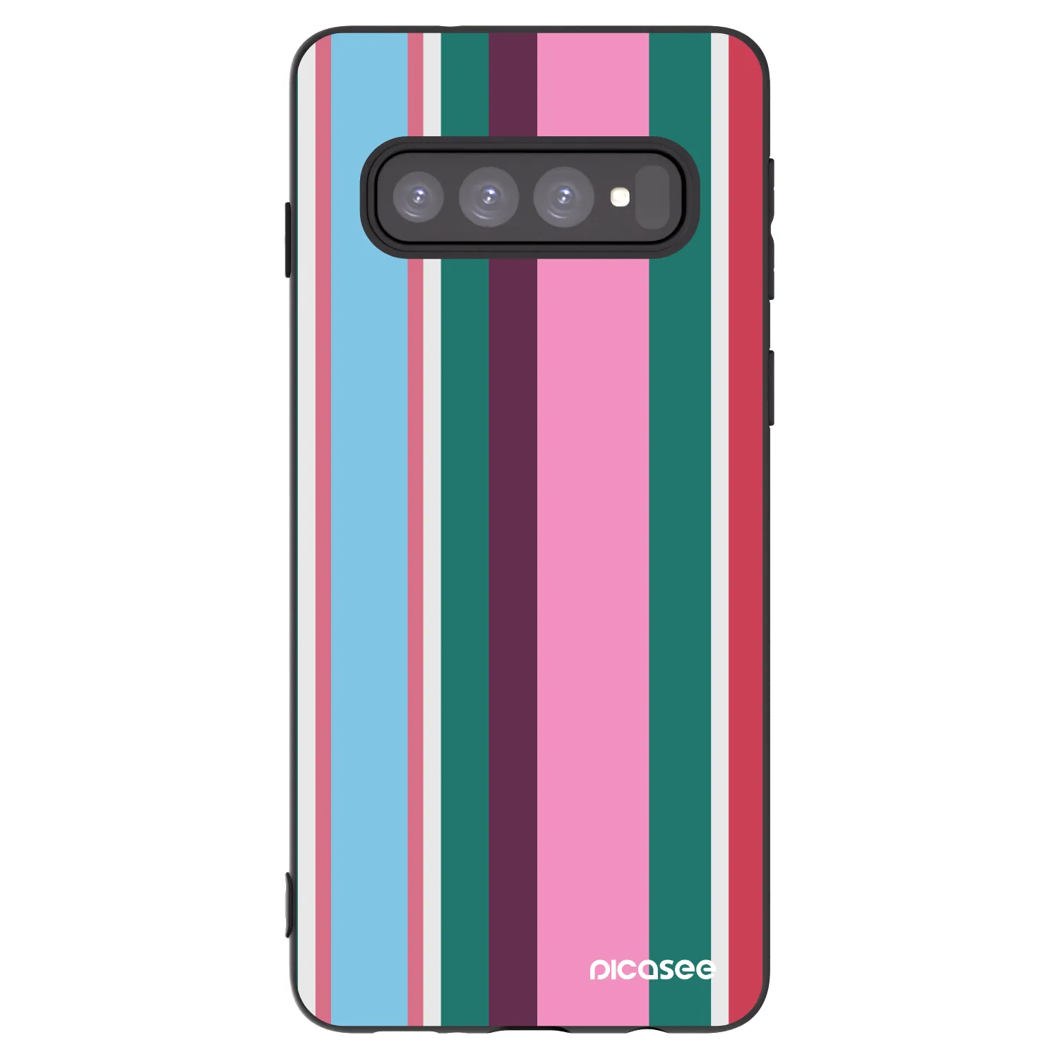 Picasee Μαύρη θήκη σιλικόνης για Samsung Galaxy S10 G973 - Cabana club