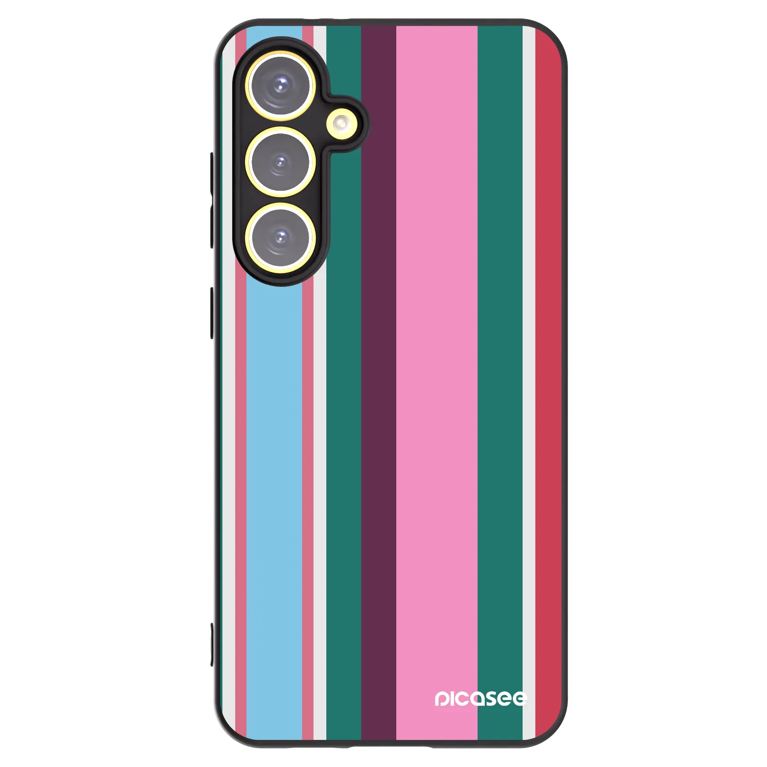 Picasee Μαύρη θήκη σιλικόνης για Samsung Galaxy S24 FE S721B - Cabana club