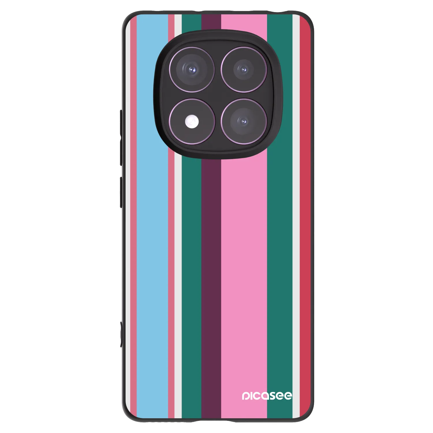 Picasee Μαύρη θήκη σιλικόνης για Xiaomi Redmi Note 14 Pro 4G - Cabana club