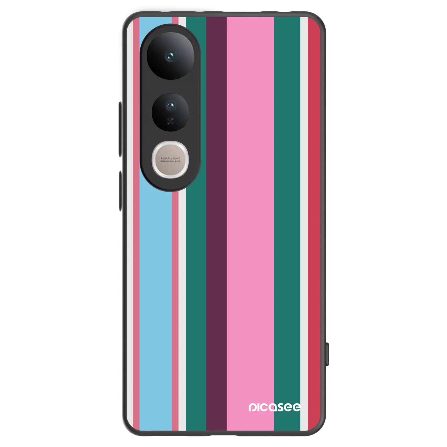 Picasee Μαύρη θήκη σιλικόνης για Vivo V50 Lite 5G - Cabana club