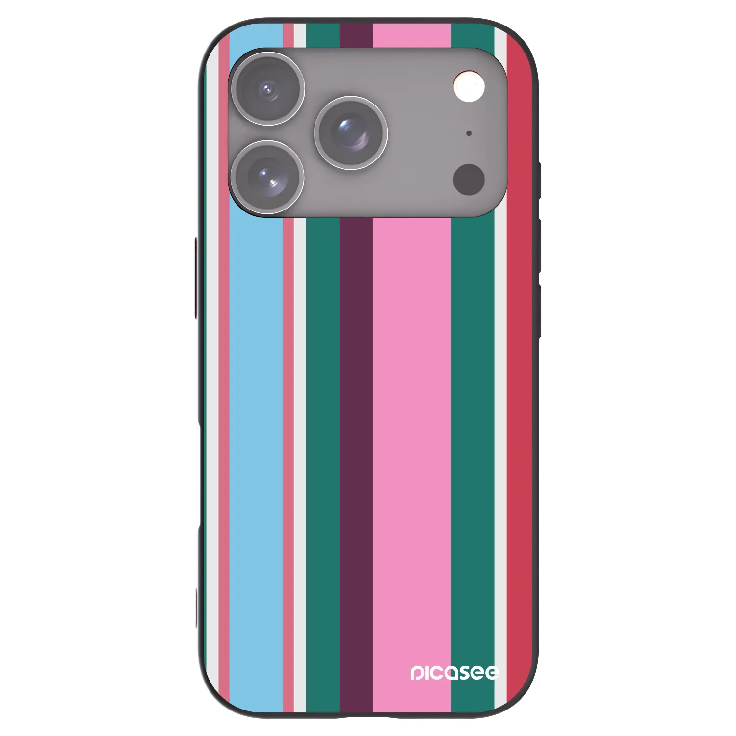 Picasee Μαύρη θήκη σιλικόνης για Apple iPhone 17 Pro - Cabana club