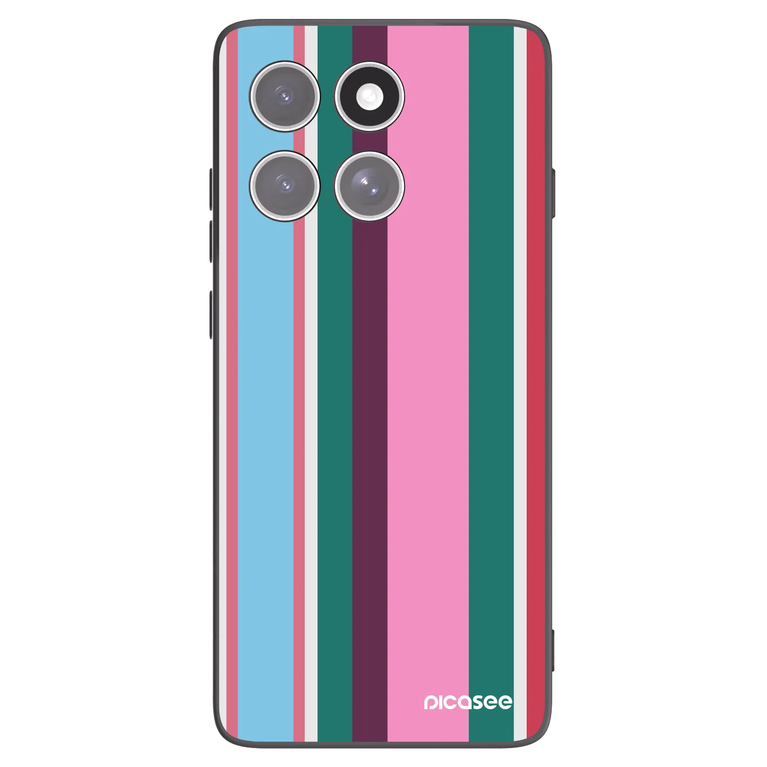 Picasee Μαύρη θήκη σιλικόνης για Motorola Edge 60 Pro - Cabana club