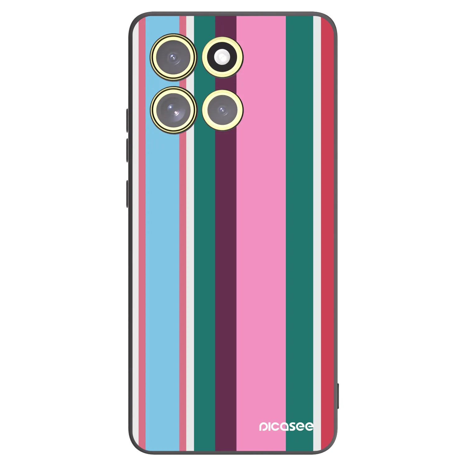 Picasee Μαύρη θήκη σιλικόνης για Motorola Moto G86 5G - Cabana club