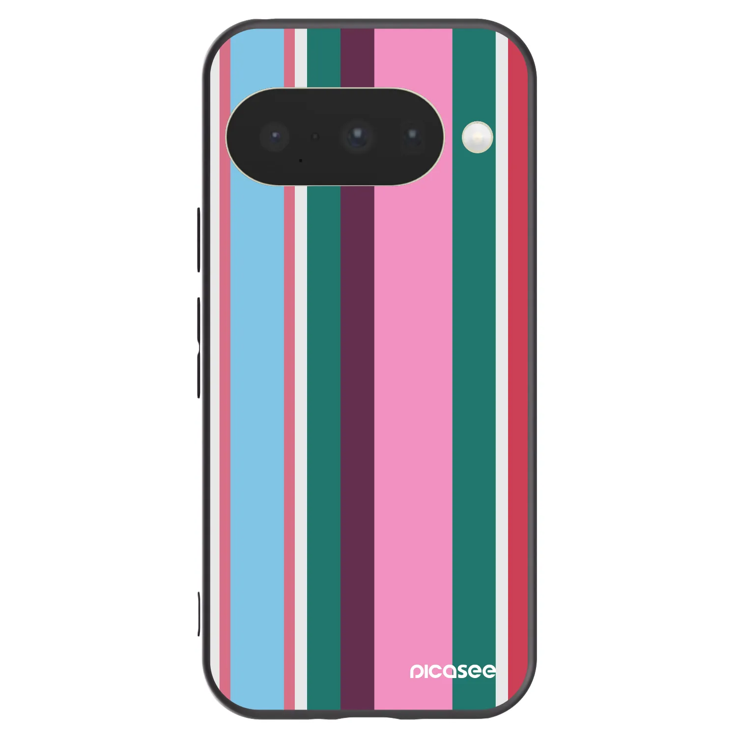 Picasee Μαύρη θήκη σιλικόνης για Google Pixel 10 - Cabana club