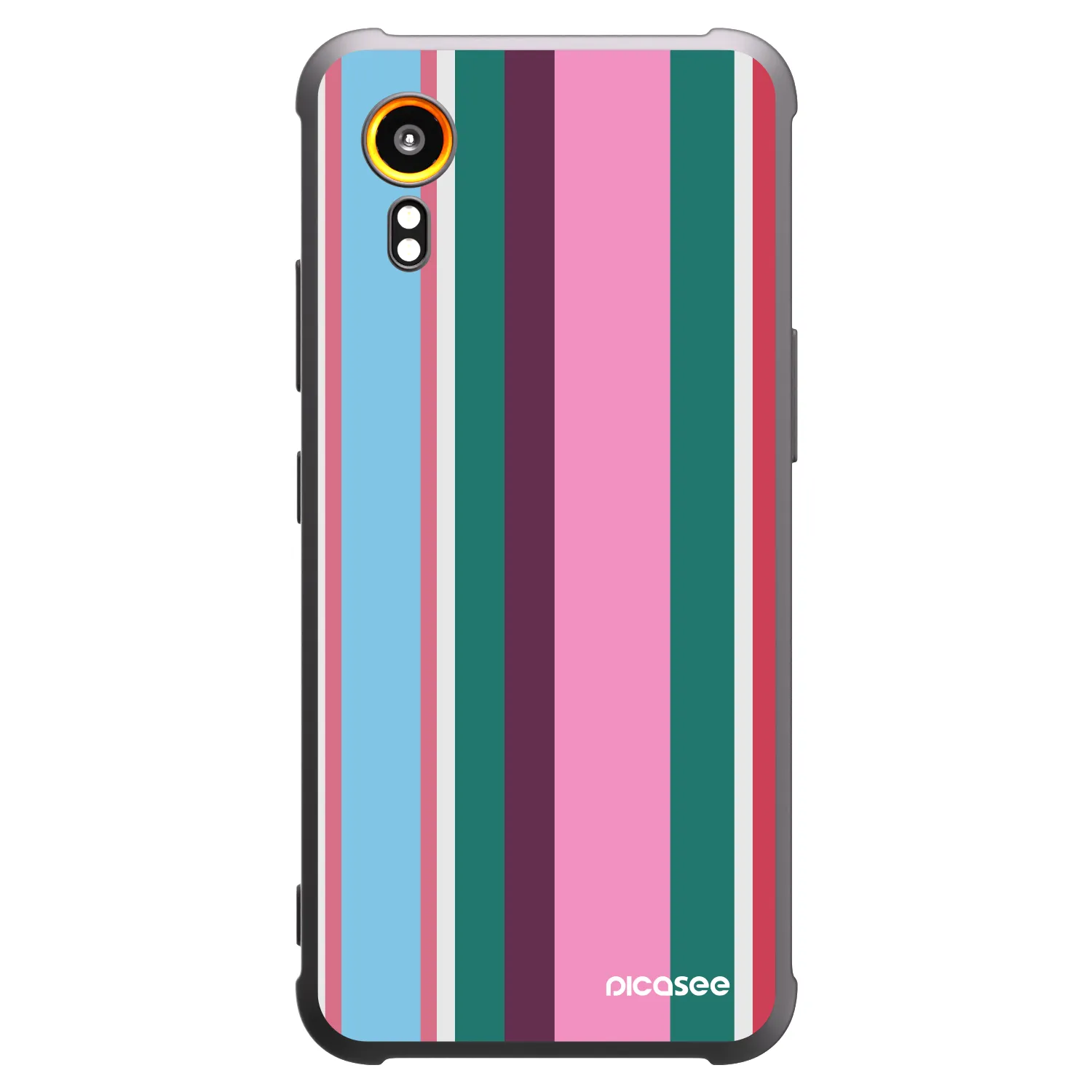 Picasee Μαύρη θήκη σιλικόνης για Samsung Galaxy Xcover 7 - Cabana club