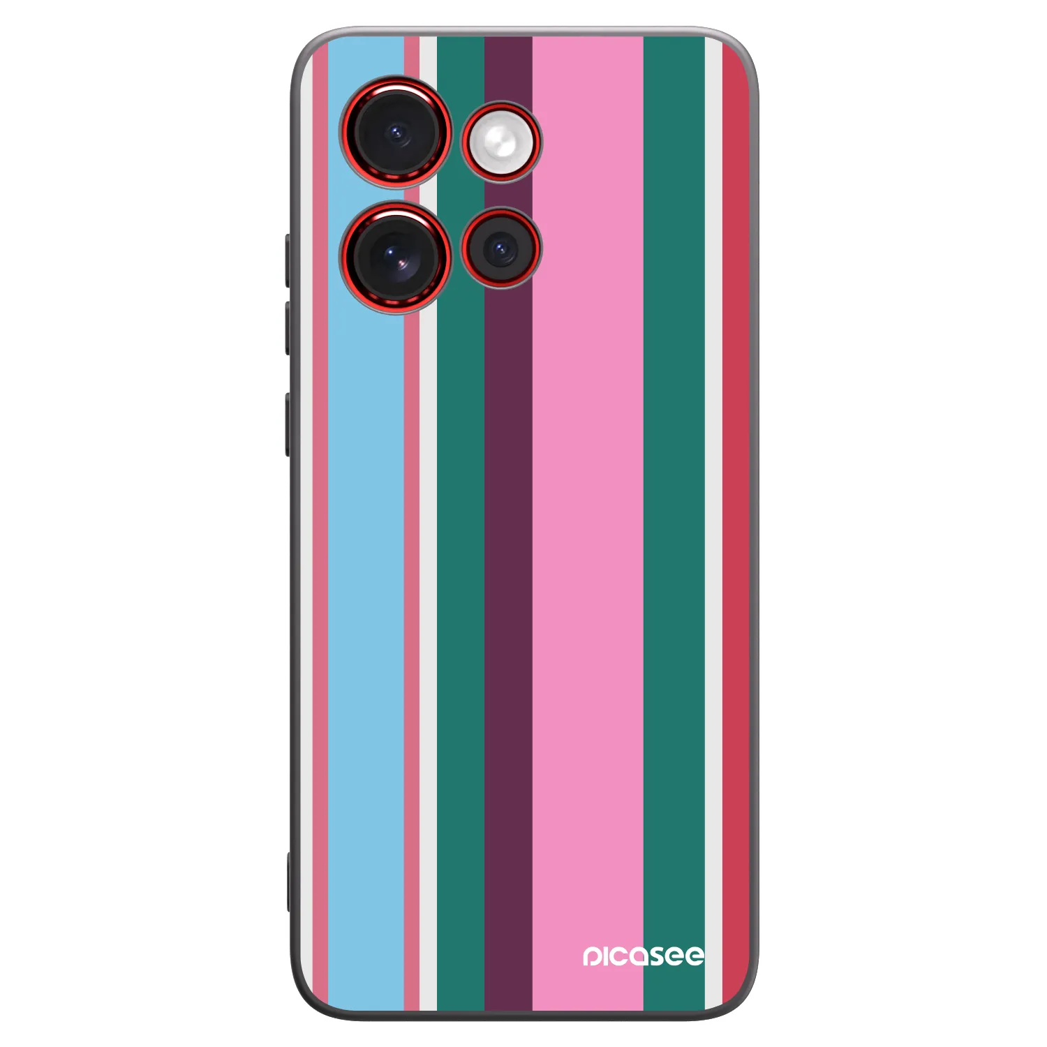 Picasee Μαύρη θήκη σιλικόνης για Motorola Edge 60 Neo 5G - Cabana club