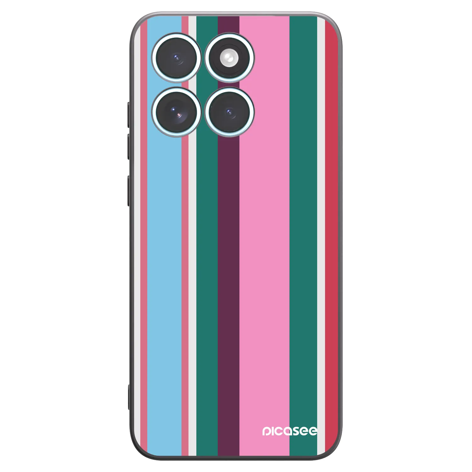 Picasee Μαύρη θήκη σιλικόνης για Motorola Edge 70 Fusion - Cabana club