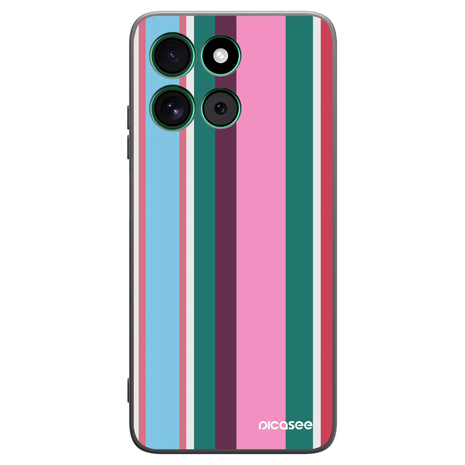 Picasee Μαύρη θήκη σιλικόνης για Motorola Moto G57 Power - Cabana club