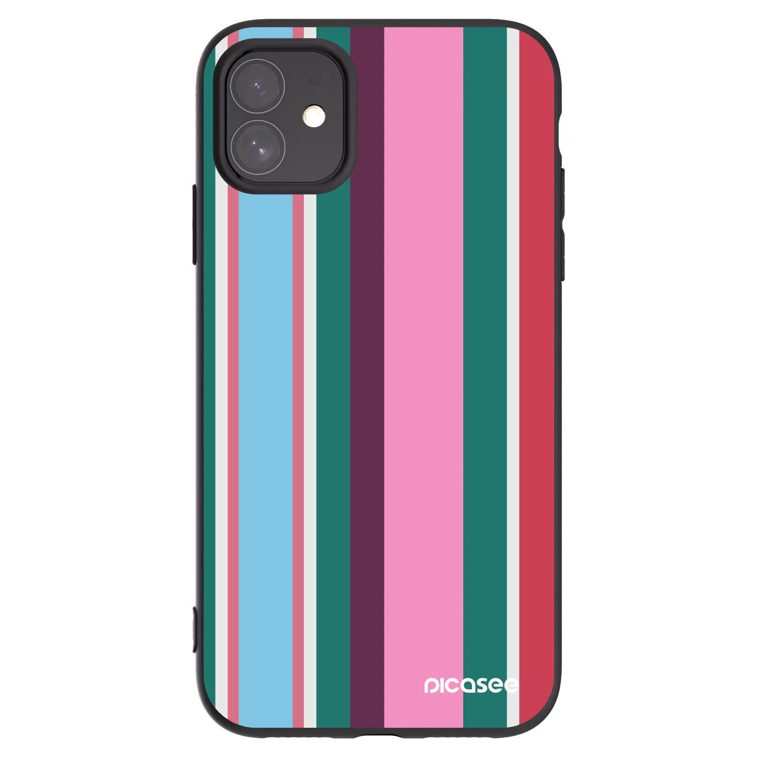 Picasee Μαύρη θήκη σιλικόνης για Apple iPhone 11 - Cabana club