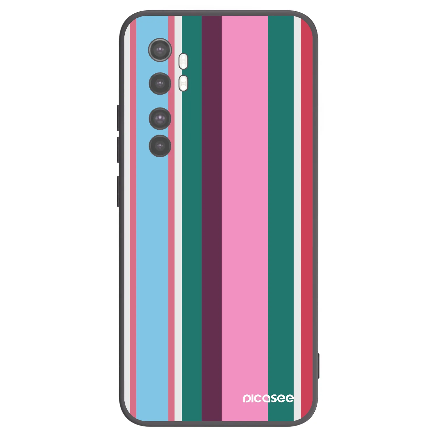 Picasee Μαύρη θήκη σιλικόνης για Xiaomi Mi Note 10 Lite - Cabana club