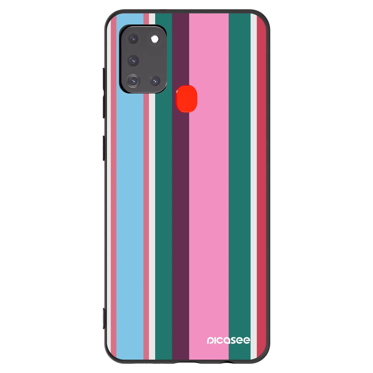 Picasee Μαύρη θήκη σιλικόνης για Samsung Galaxy A21s - Cabana club