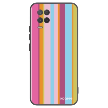 Picasee Μαύρη θήκη σιλικόνης για Realme 8 5G - Golden hour