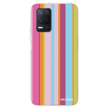 Picasee διαφανής θήκη σιλικόνης Realme 8 5G - Golden hour