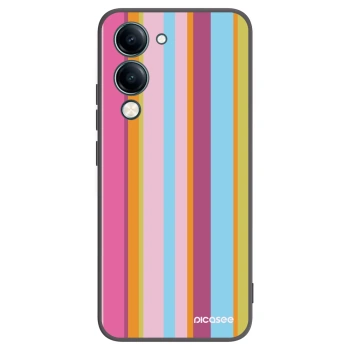 Picasee Μαύρη θήκη σιλικόνης για Vivo Y29s 5G - Golden hour
