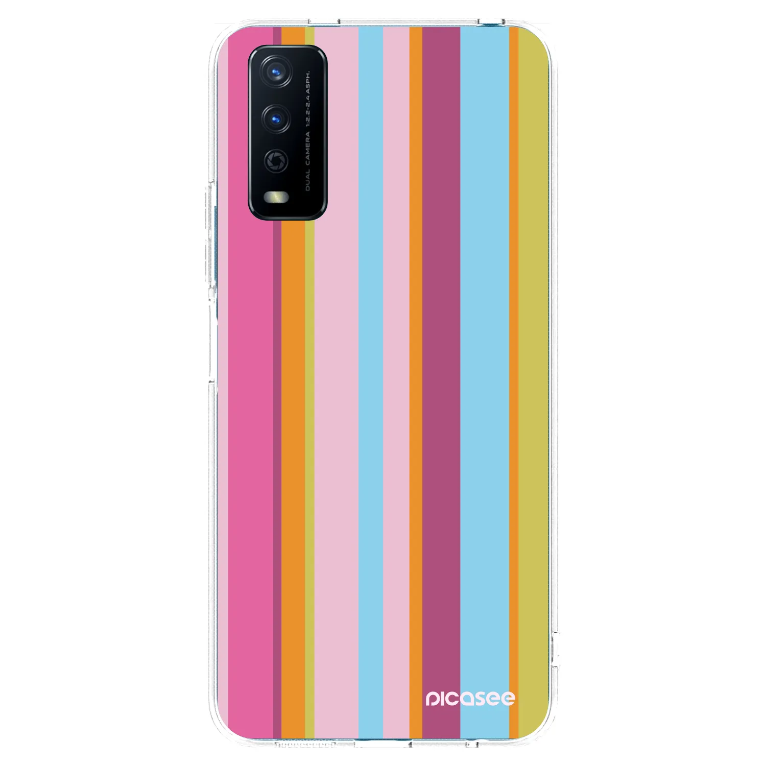 Picasee διαφανής θήκη σιλικόνης Vivo Y11s - Golden hour