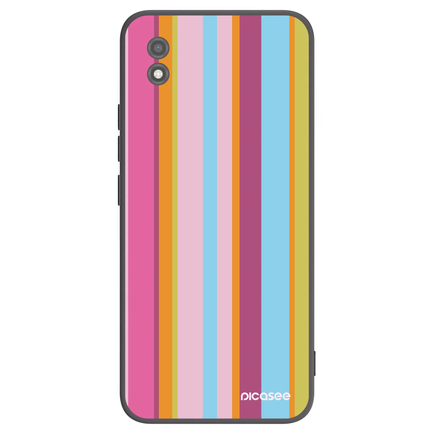 Picasee Μαύρη θήκη σιλικόνης για Realme C11 (2021) - Golden hour