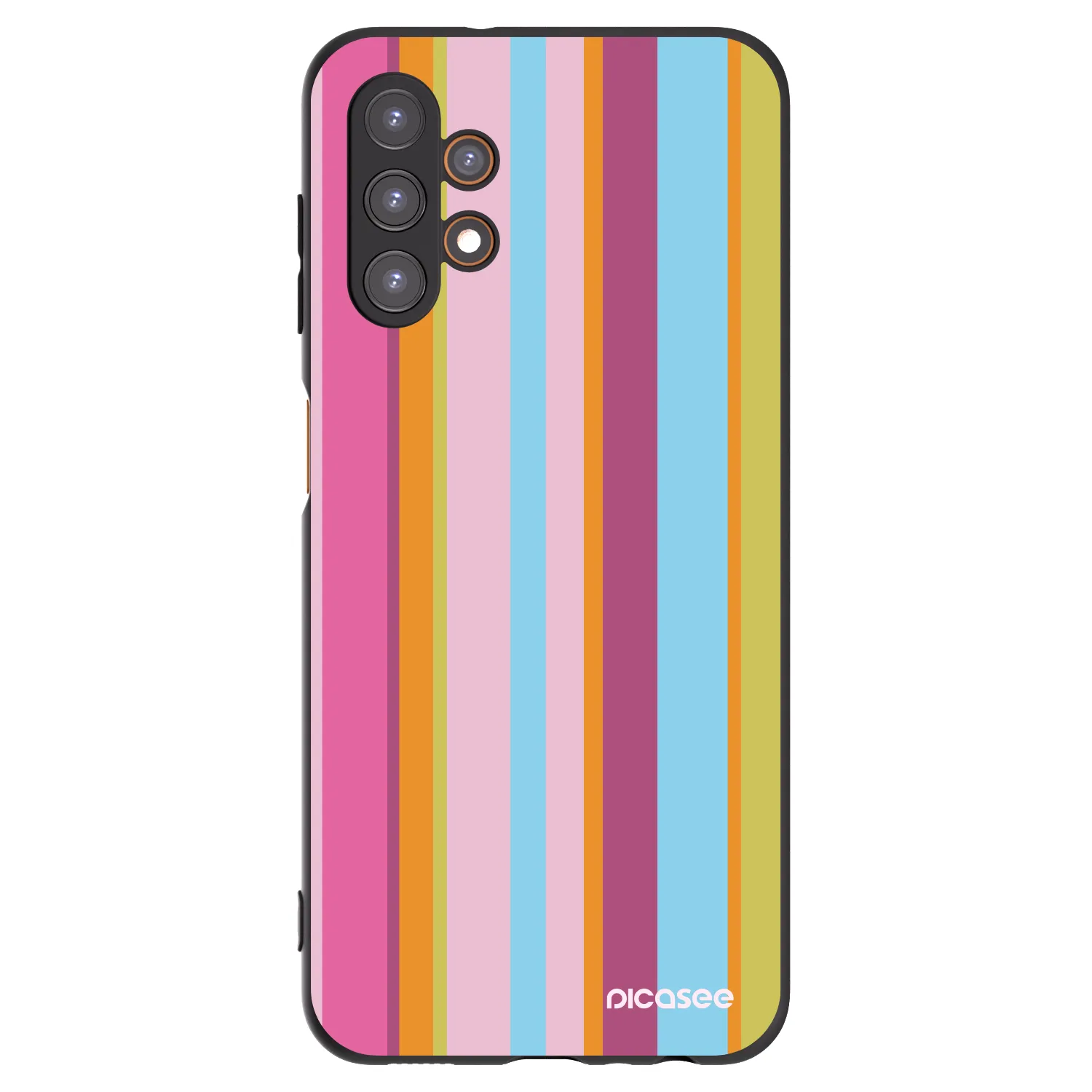 Picasee Μαύρη θήκη σιλικόνης για Samsung Galaxy A13 4G A135 - Golden hour
