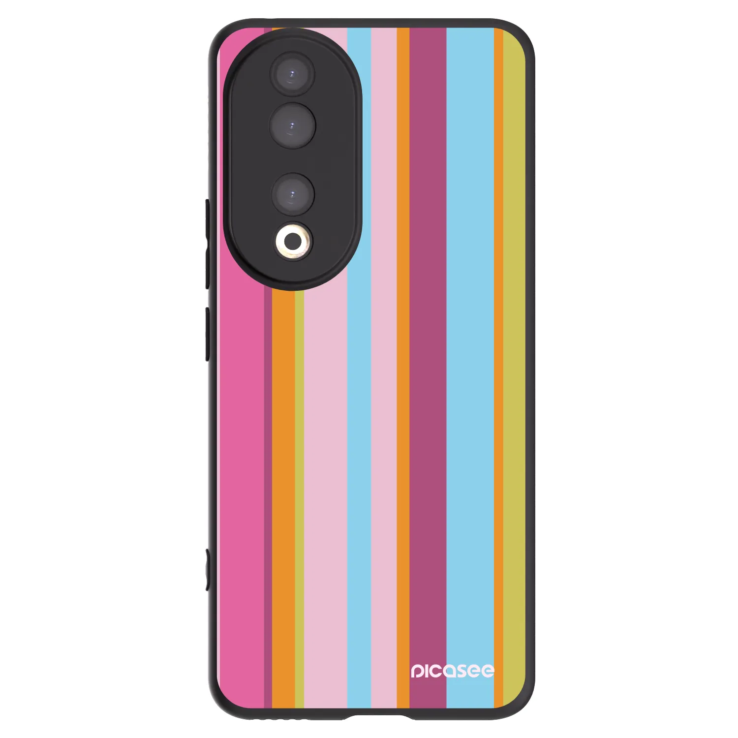 Picasee Μαύρη θήκη σιλικόνης για Honor 90 5G - Golden hour