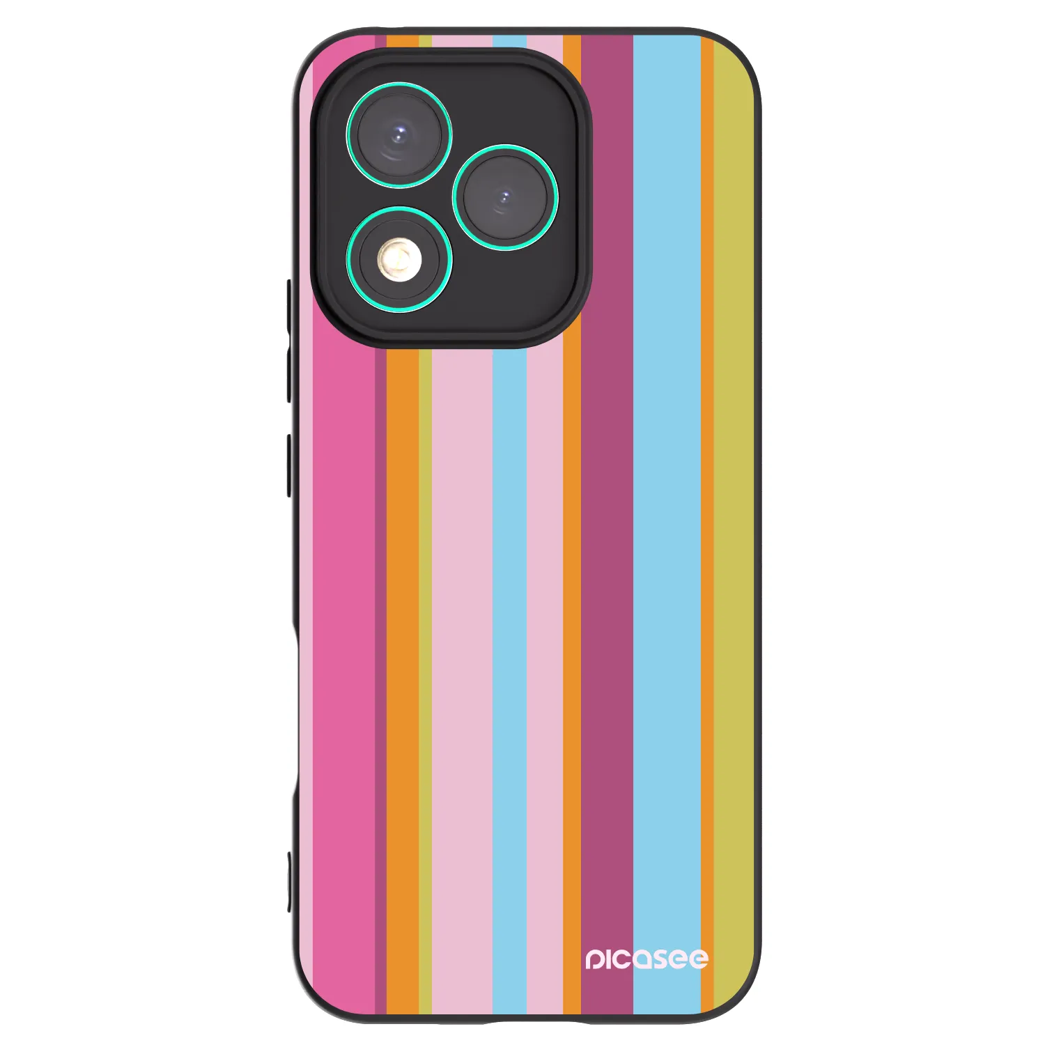 Picasee Μαύρη θήκη σιλικόνης για Honor 400 Lite 5G - Golden hour