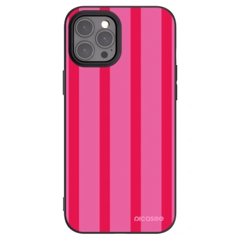 Picasee Μαύρη θήκη σιλικόνης για Apple iPhone 12 Pro Max - Hot tropic