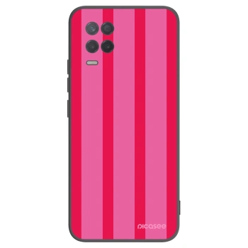 Picasee Μαύρη θήκη σιλικόνης για Realme 8 5G - Hot tropic