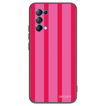 Picasee Μαύρη θήκη σιλικόνης για OPPO A16s - Hot tropic