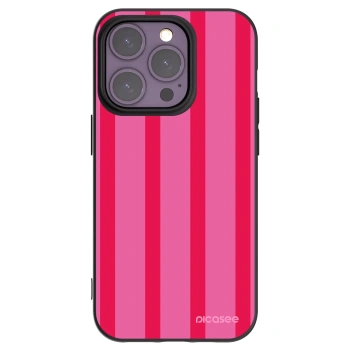 Picasee Μαύρη θήκη σιλικόνης για Apple iPhone 14 Pro - Hot tropic