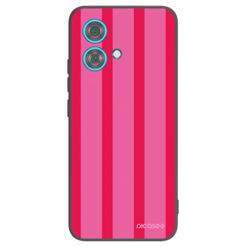 Picasee Μαύρη θήκη σιλικόνης για Motorola Edge 40 Neo - Hot tropic