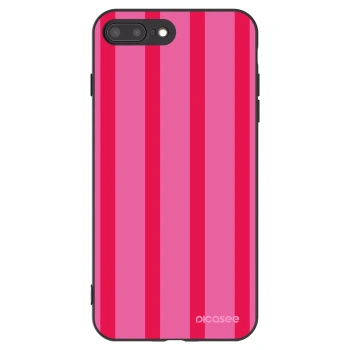 Picasee Μαύρη θήκη σιλικόνης για Apple iPhone 7 Plus - Hot tropic